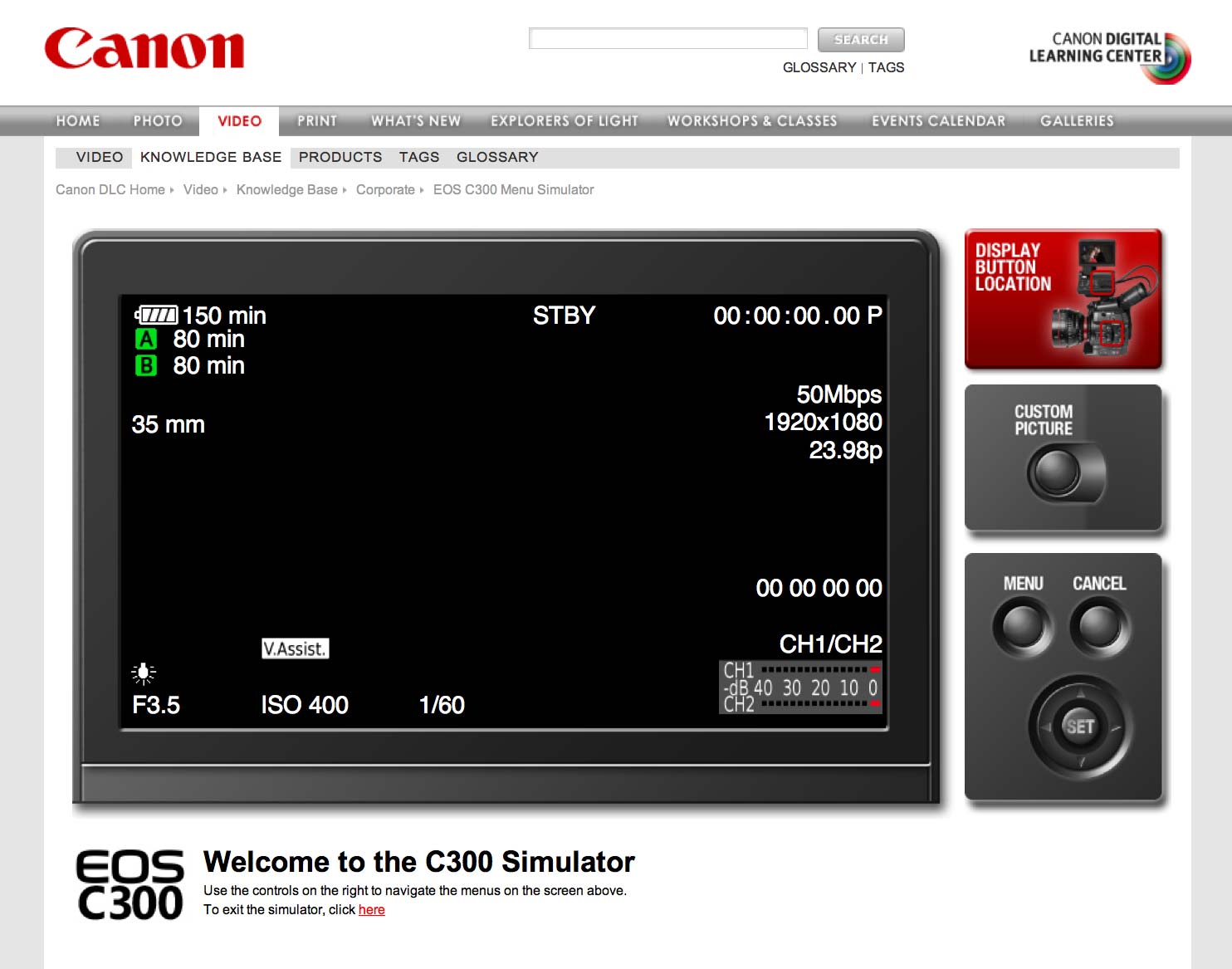 Canon C300 Simulator Film and Digital TimesFilm and Digital Times