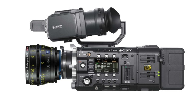 Sony F55 with ARRI/ZEISS Ultra 16 6 mm prime lens