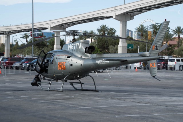 Shotover Helicopter in the lot at NAB 2015