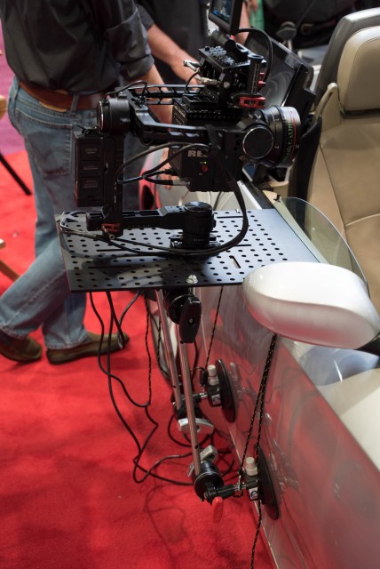 A Matthews Hostess Tray that allows the door to open at NAB 2015